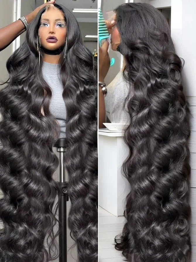 40 42 Inch HD 250% 13x6 Body Water Wave Lace Front Human Hair Wigs 5x5 Glueless Closure Ready To Wear Wig 13x4 Lace Frontal Wig