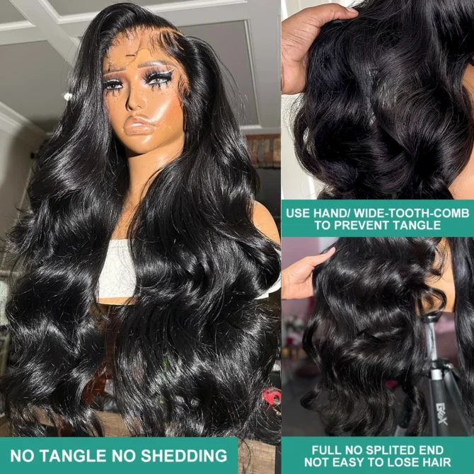 40 42 Inch HD 250% 13x6 Body Water Wave Lace Front Human Hair Wigs 5x5 Glueless Closure Ready To Wear Wig 13x4 Lace Frontal Wig - Image 4