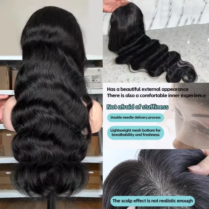 40 42 Inch HD 250% 13x6 Body Water Wave Lace Front Human Hair Wigs 5x5 Glueless Closure Ready To Wear Wig 13x4 Lace Frontal Wig - Image 2