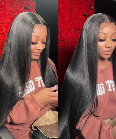 32 36 Inch 13x4 13x6 HD Transparent Straight HD Lace Front Wigs 200% Density Brazilian Frontal Human Remy Hair Wigs For Women