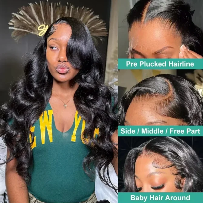 40 42 Inch HD 250% 13x6 Body Water Wave Lace Front Human Hair Wigs 5x5 Glueless Closure Ready To Wear Wig 13x4 Lace Frontal Wig - Image 3